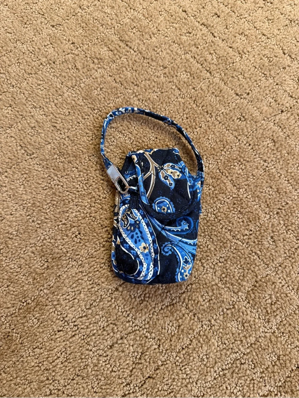 Vera Bradley Windsor Navy Cell Phone Flip Phone Holder